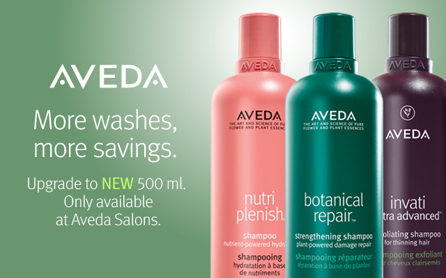 New at Aveda